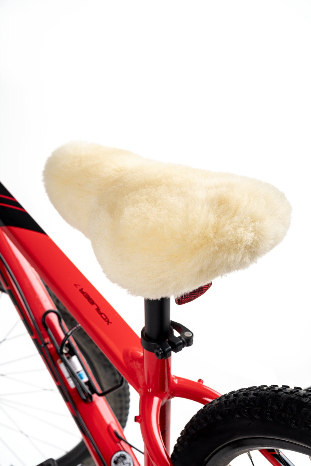 Bicycle Seat Cover Made From Sheepskin Ireland