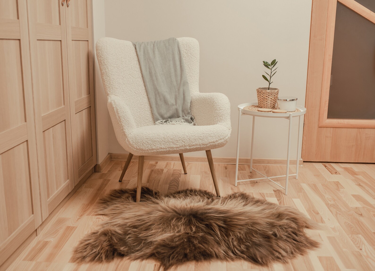 Sheepskin Natural Brown Icelandic Rugs, Amazing Sheepskin, Sheep Skin ...