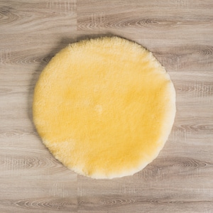 Set of 4 chair pads , Chair pad, Sheepskin chair pads, Natural sheepskin rug, Relugan