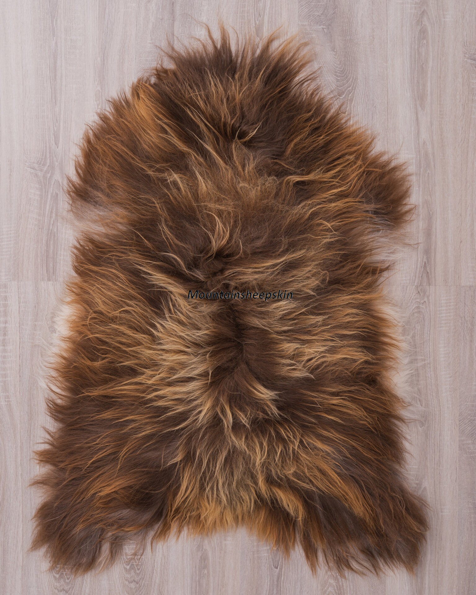 Sheepskin Natural Brown Icelandic Rugs Amazing Sheepskin - Etsy