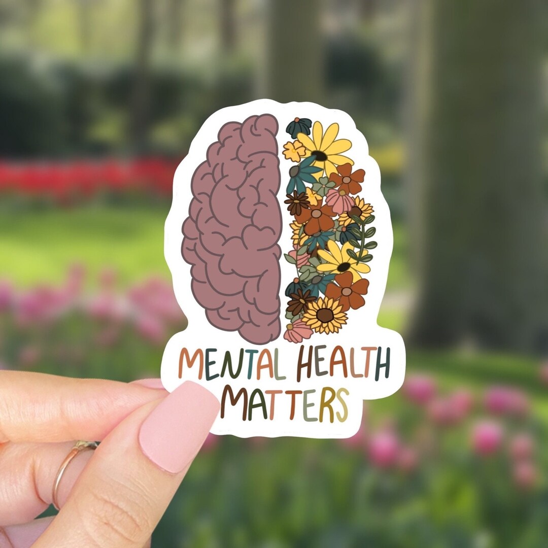 Mental Health Matters Vinyl Sticker Mental Health Awareness Stickers ...