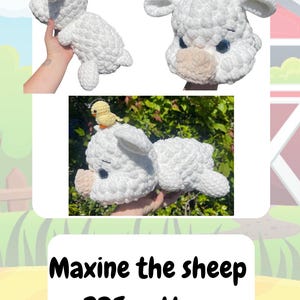 Maxine the sheep crochet pattern PDF