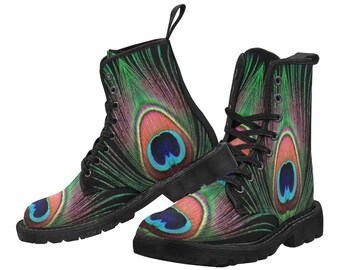 peacock rain boots