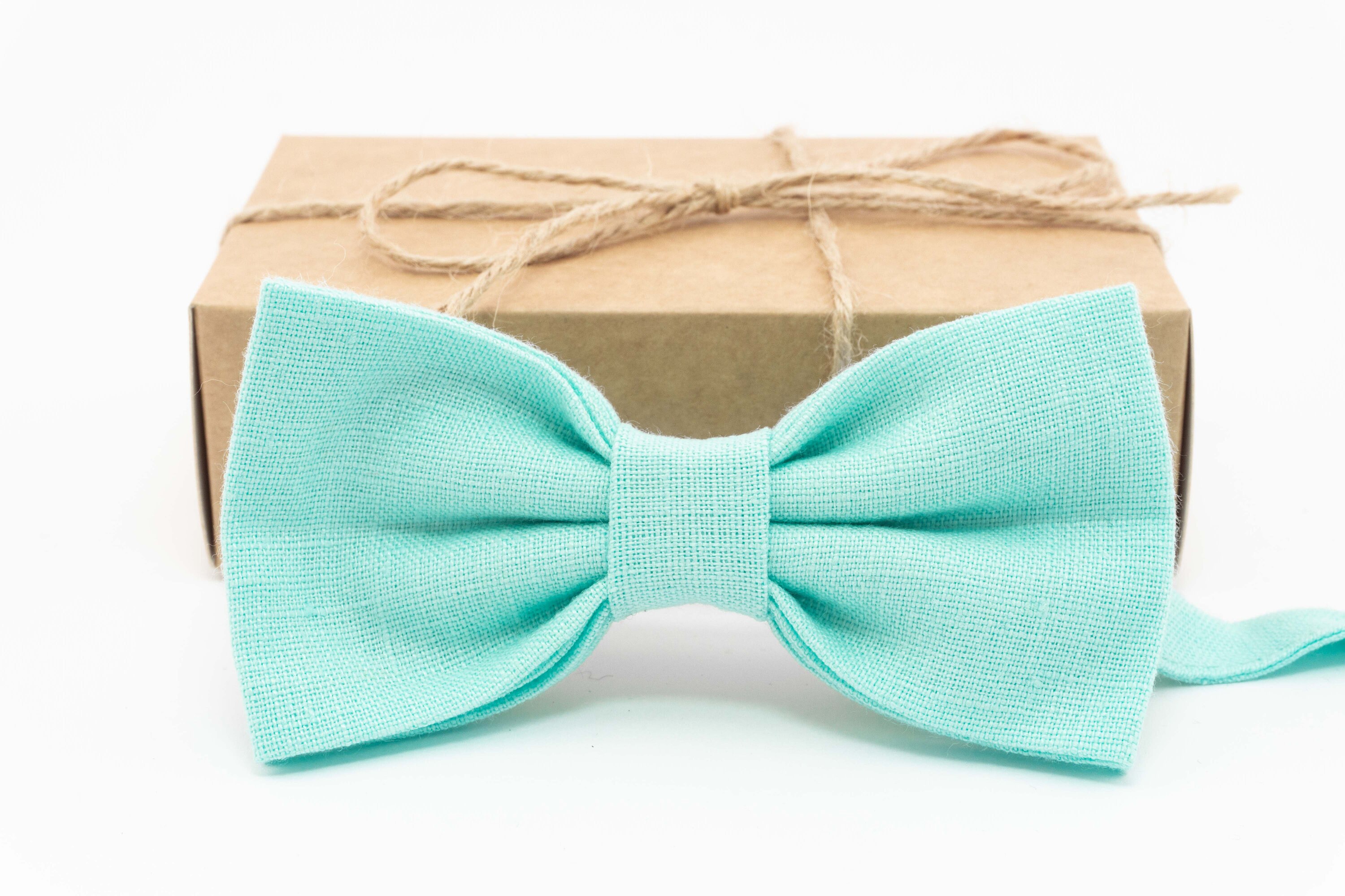 Papillon Verde Menta Per Uomo – In Poliestere, Nodo A Farfalla Regolabile Per Matrimoni, Feste E Cerimonie - 4