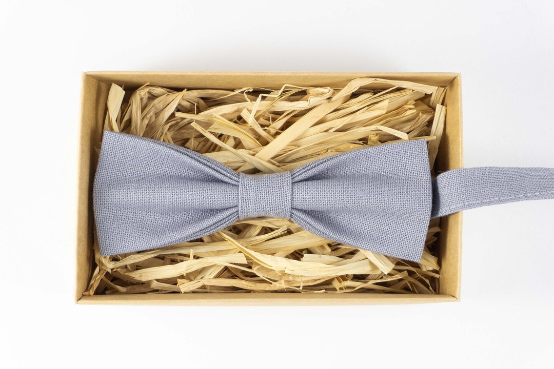 Lilac Grey Color Pre-tied Ties for Men / Boyfriend Gift / - Etsy