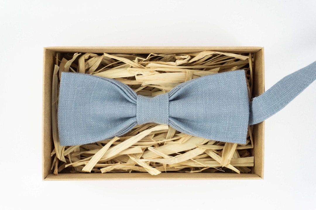 Dusty Blue Ties for Men / Best Mens Ties / Wedding Bow Tie / - Etsy