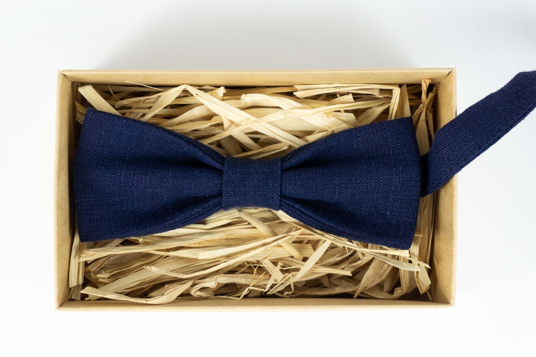 Navy Blue Pre-tied Ties for Men / Future Husband Gift / Mens - Etsy