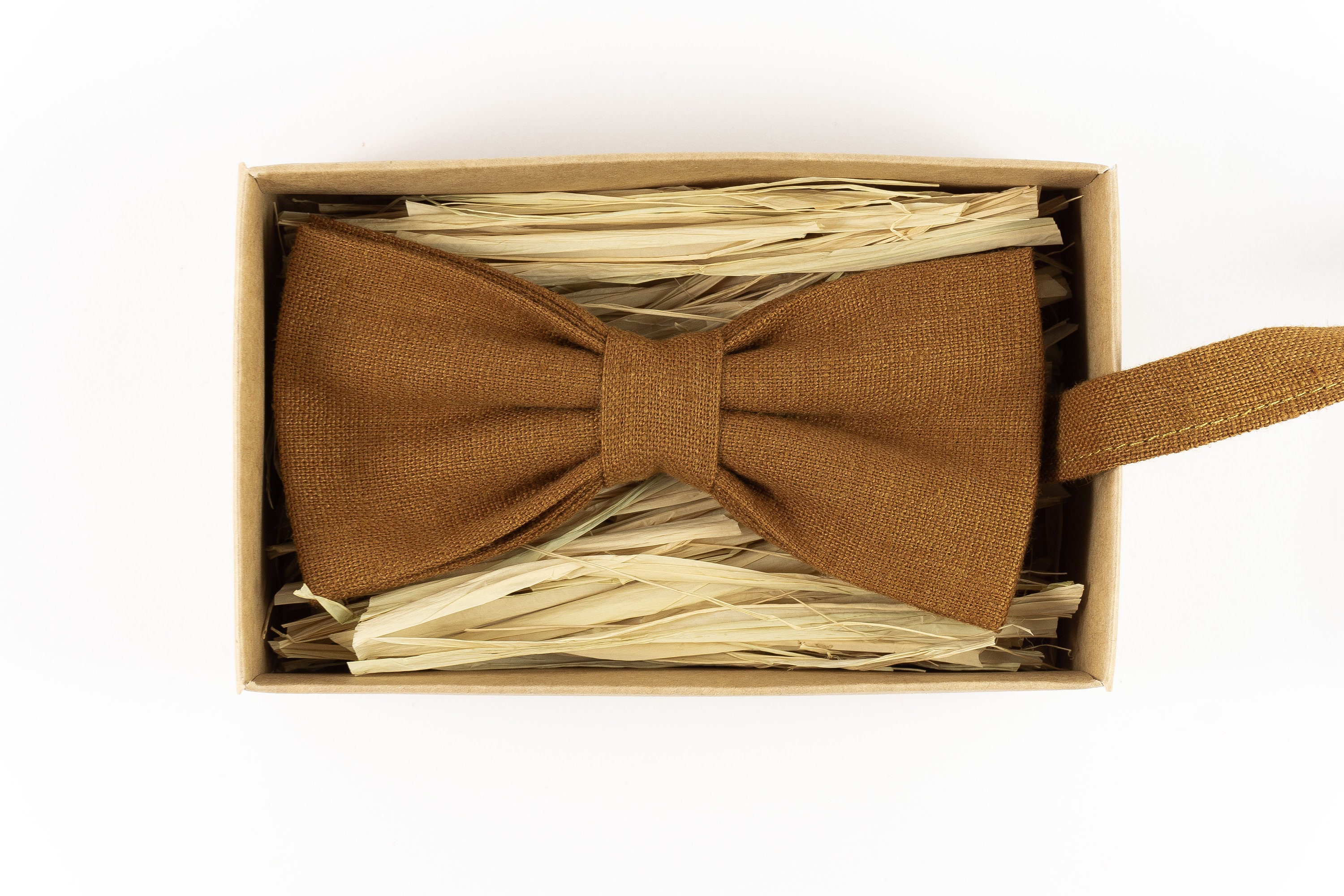 Cinnamon color wedding bow tie for groomsmen gift / Bow ties Etsy