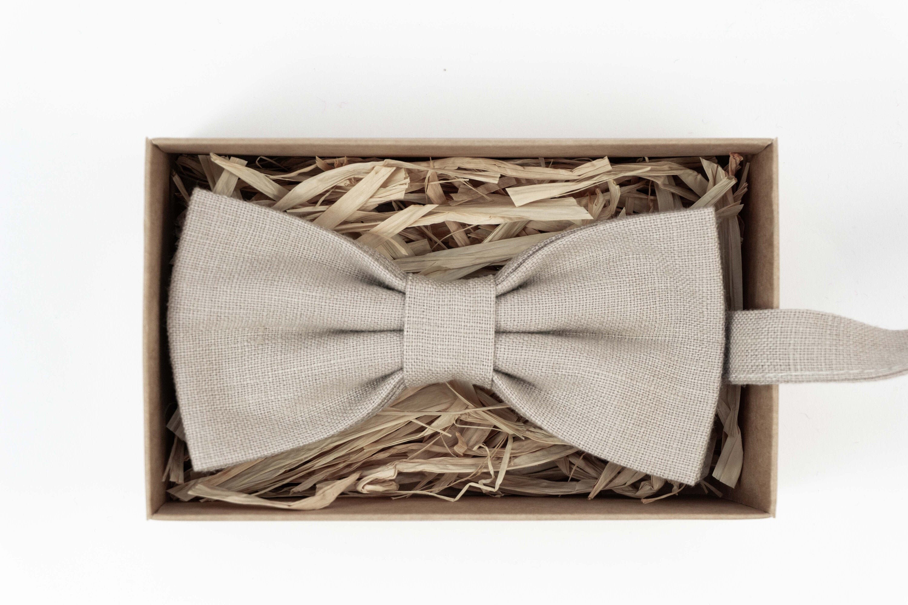 Beige bow tie / beige groomsmen ties / beige ties for wedding | Etsy