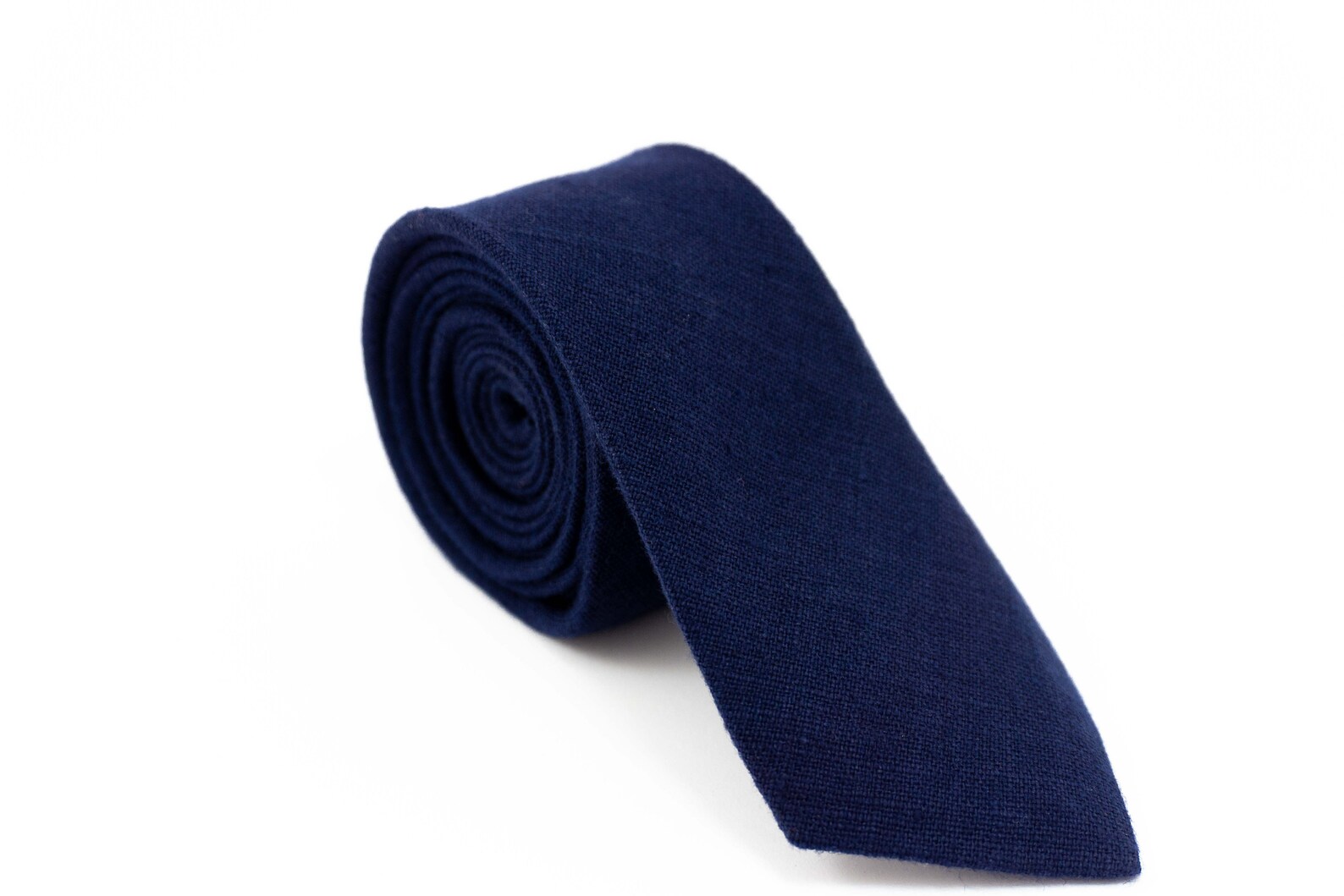 Dark Blue Mens Ties for Men / Wedding Necktie for Groomsmen / Etsy