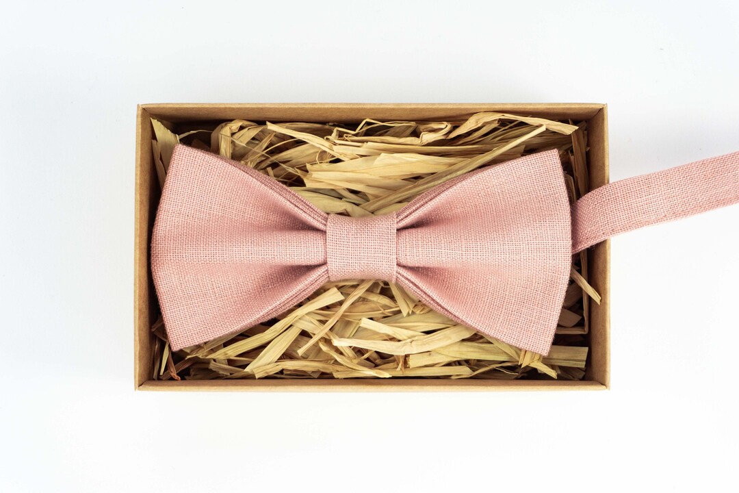 Dusty Pink Wedding Bow Tie / Bow Ties for Men / Toddler Bow - Etsy