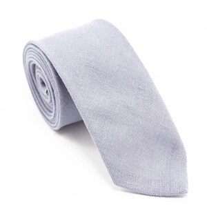 Lilac Linen Wedding Necktie / Eco Friendly Wedding Ties / Gift - Etsy