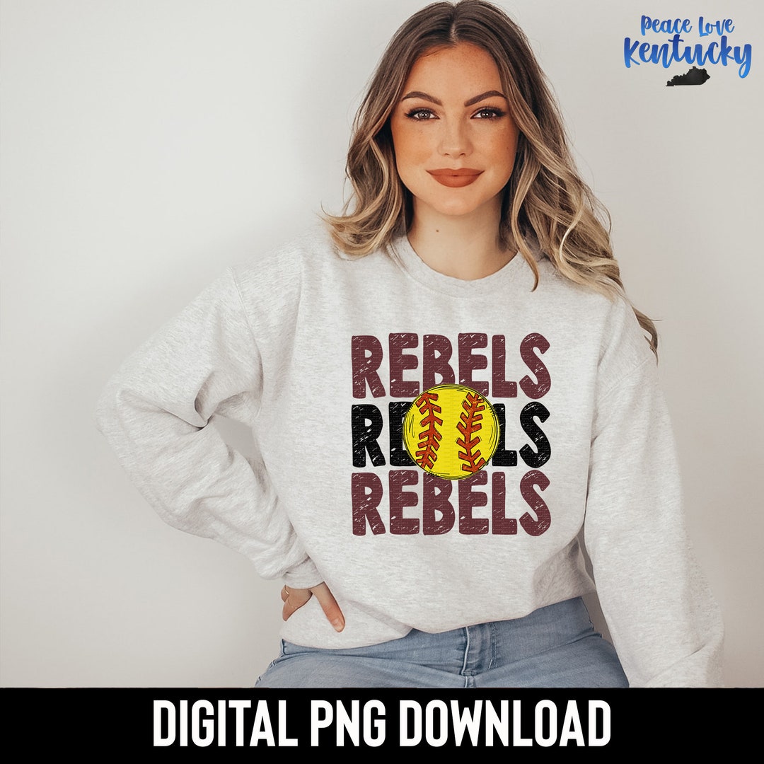Rebels, Kentucky, KY, Softball, Sports, School Spirit Sublimation, PNG