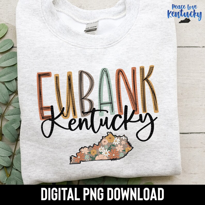 Eubank Kentucky, KY PNG Design Digital Download, Sublimation, Dtf Etsy
