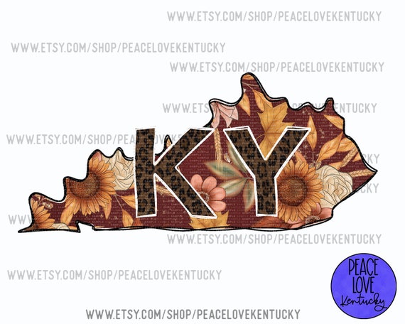 Kentucky Sunflowers KY Sublimation PNG Home Sweet Home PNG Design Digital Download