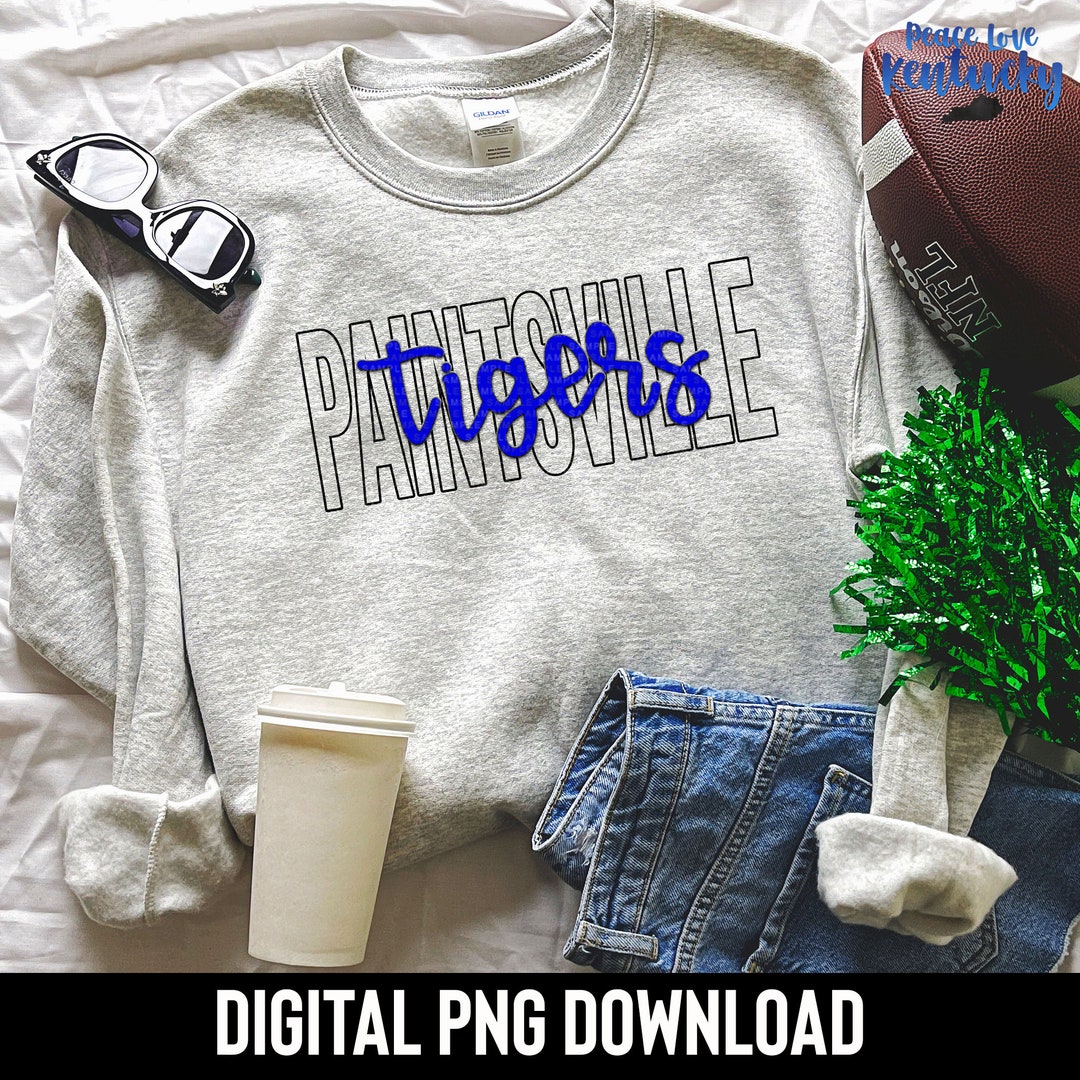 Paintsville Tigers, Kentucky, KY PNG Sublimation Design Digital