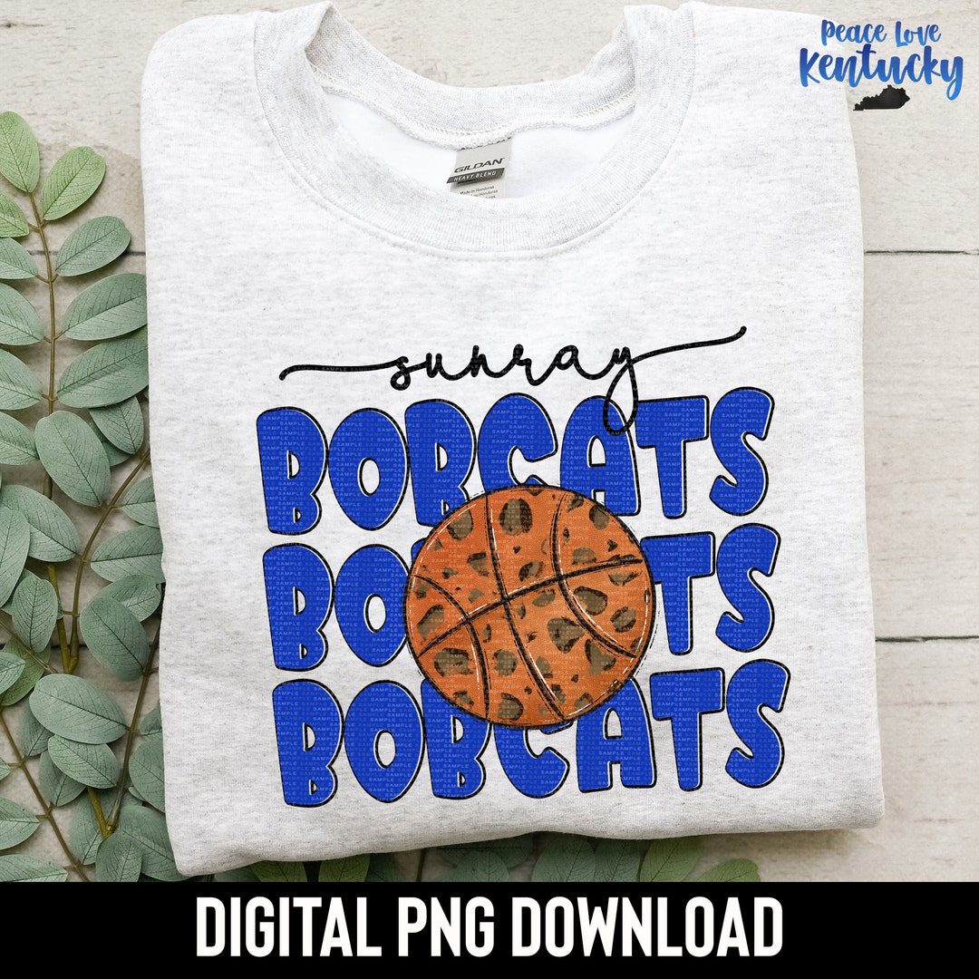 Sunray Bobcats Basketball School Spirit PNG Sublimation Etsy