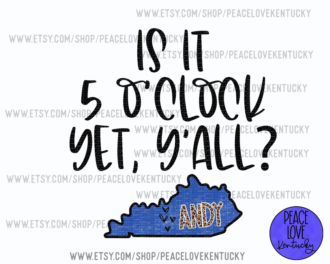 Is It Five O Clock Yet