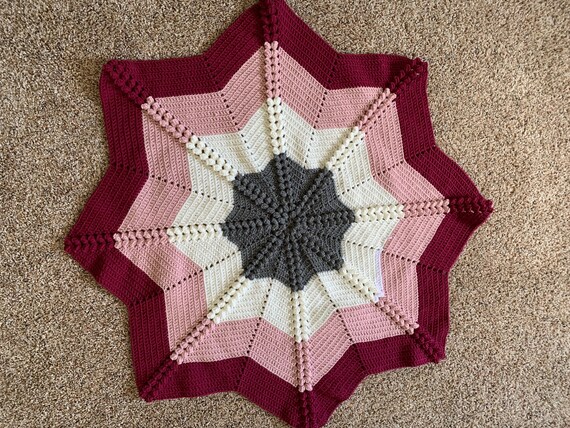 pink bobble blanket