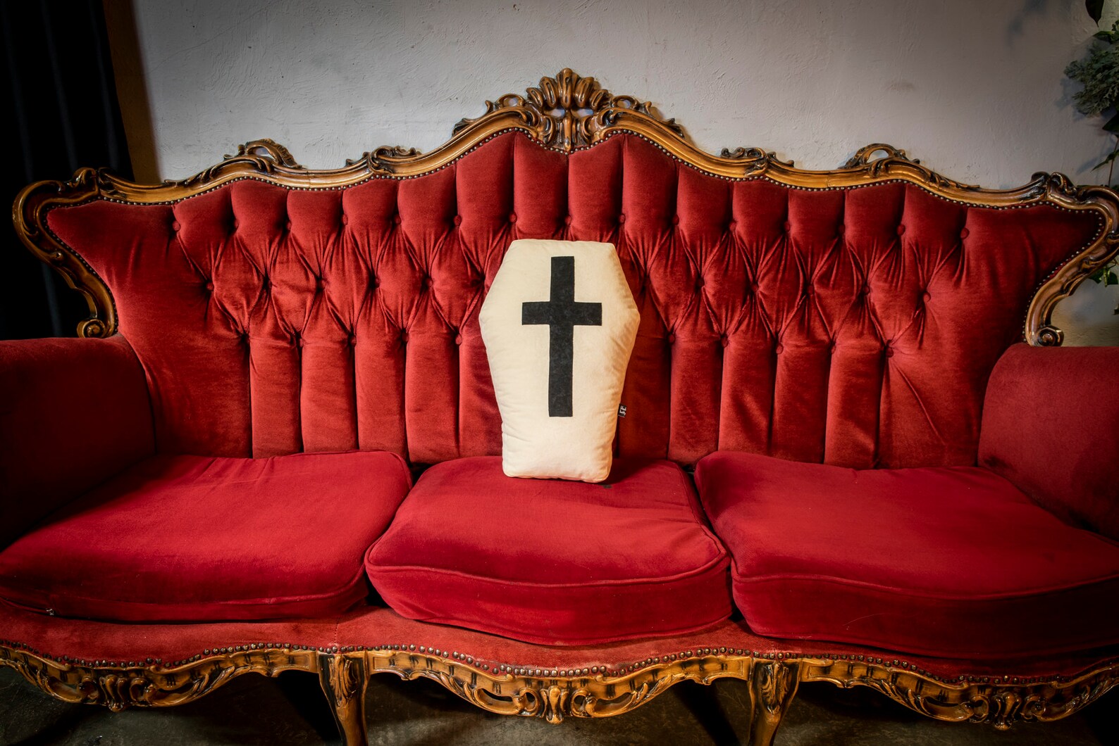 Halloween Coffin Shaped Pillow Casket Cushion Gift for Etsy UK