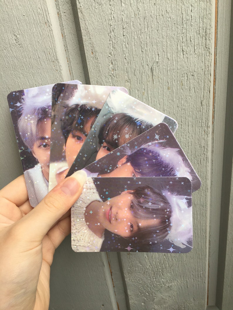 BTS Mots 7 Version 1 Holographic Photocards | Etsy