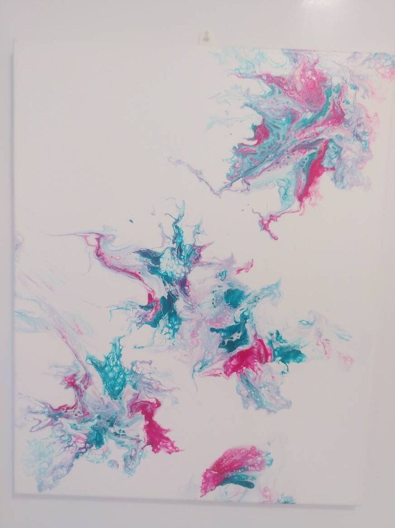 Hot pink and Teal Flash