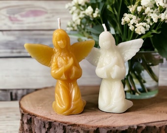 Beeswax Angel Candle