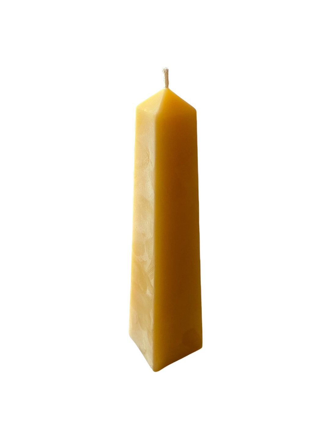 Beeswax Extra Large Pyramid Candle Etsy