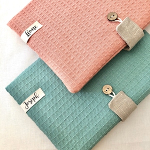 Funda para registro médico personalizada con diseño de panal. 2 colores