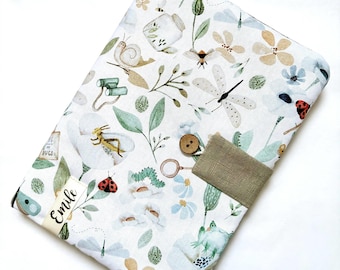 Personalized health record book cover - LITTLE BOTANIST