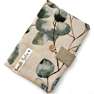 Familiepaspoortzak. gepersonaliseerd. Eucalyptus