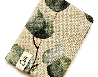 Personalized passport cover Eucalyptus