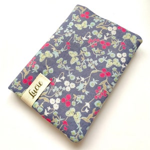 Liberty style floral print personalized passport cover