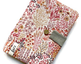 Personalized printed health record book cover. Siena model