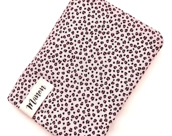 Personalized Pink Leopard Passport Holder