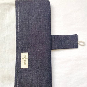 Padded and personalized health book cover Esprit MARINIÈRE navy blue image 6