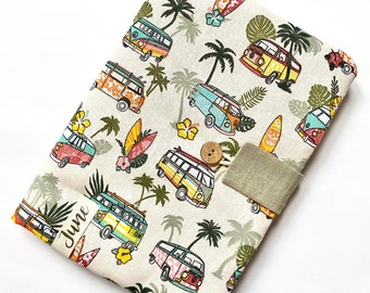 Van cover, pouch, padded and personalized case for 6 or 7 inch digital e-reader