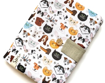 Personalized health record cover for dogs or cats