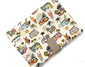 Cover, Pouch, Padded and personalized case, for 10 or 11 inch digital tablet. Van Pattern