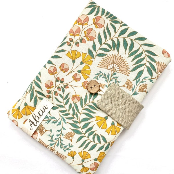 Cover, Pouch, Padded and personalized case for 6 or 7 inch digital e-reader