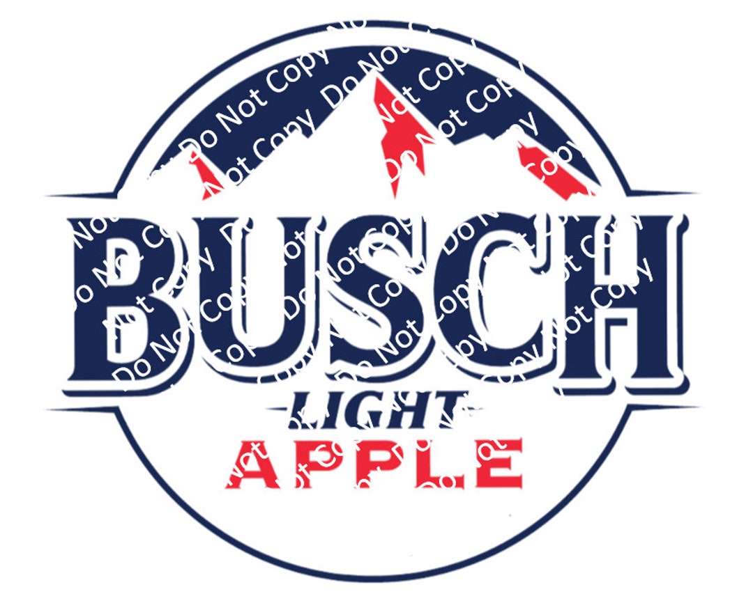 Busch Light Apple SVG and PNG. Cricut Compatible Etsy Canada