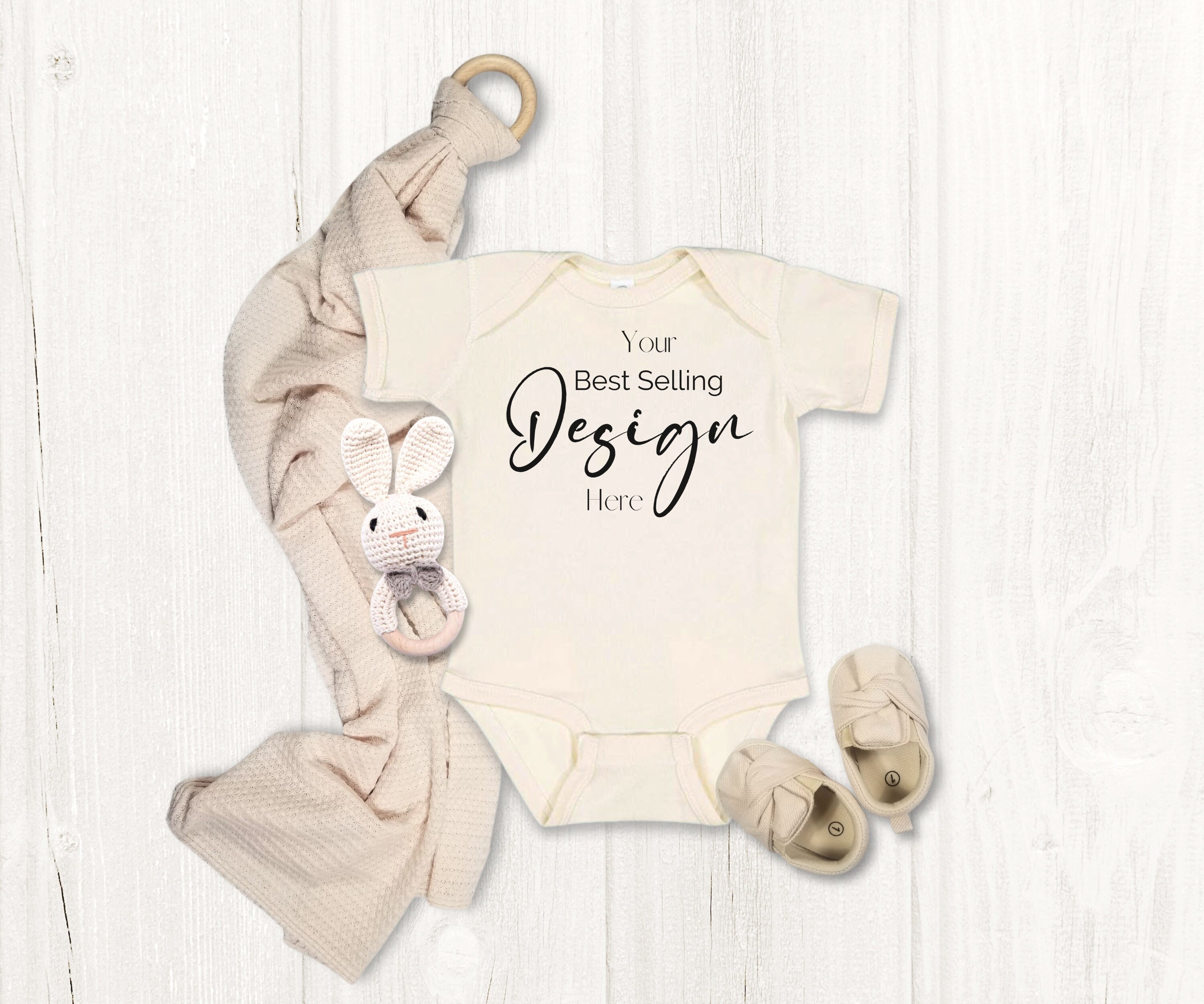 Download Baby Mockup Rabbit Skins 4400 Mock Up Natural Baby ...