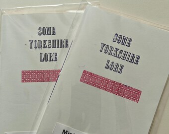 Mini Yorkshire Lore chapbook