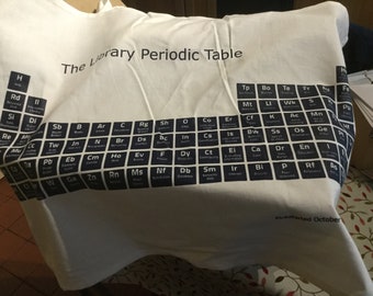 Library periodic table teatowel