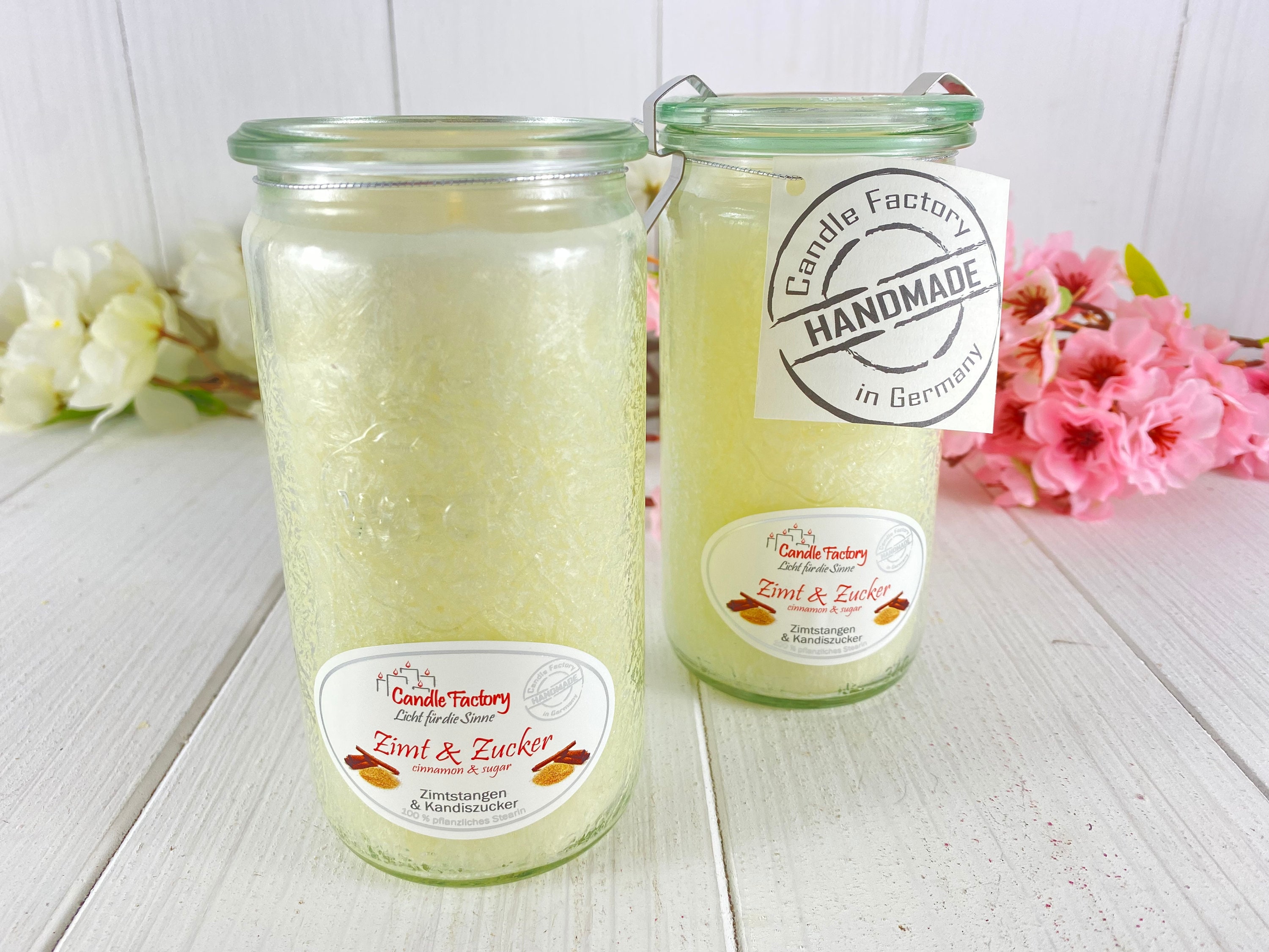 Buy Scented Candle Cinnamon and Sugar Burning Time 70 Hours - Main Image