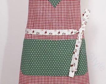 Kitchen apron with heart