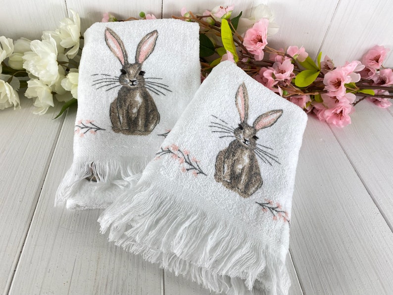 Ofenhandschuh Topflappen Handtuch Hase Bild 5