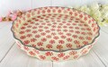 Quiche dish cake dish round hand-stamped 27 x 4 cm baking dish casserole dish
