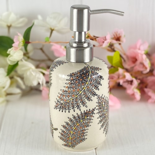 Bathroom Set Hand Soap Dispenser & Toothbrush Holder Blue - Etsy