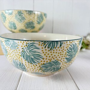 Bowl hand stamped 20x 9 cm